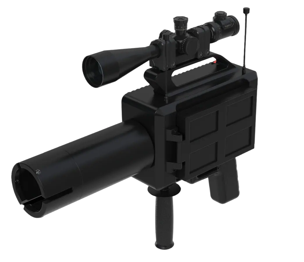 FTD handheld launcher product view 3